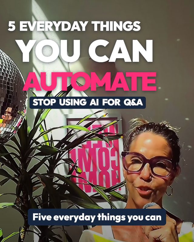 Pamela in the video: 5 everyday tasks you can automate with AI