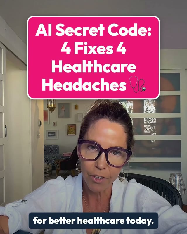 Pamela in the video: 4 ways I use AI for better healthcare