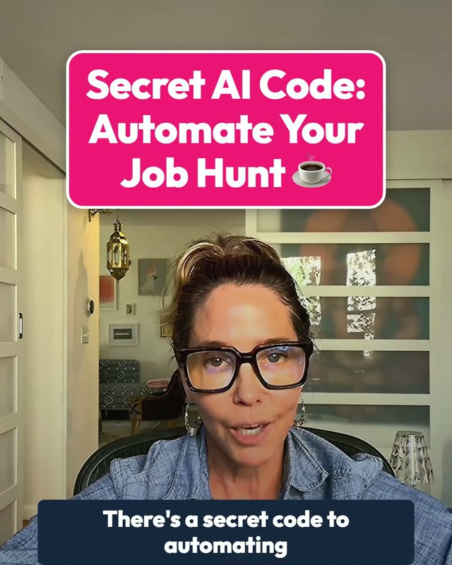 Pamela in the video: Secret AI Code, Automate Your Job Hunt