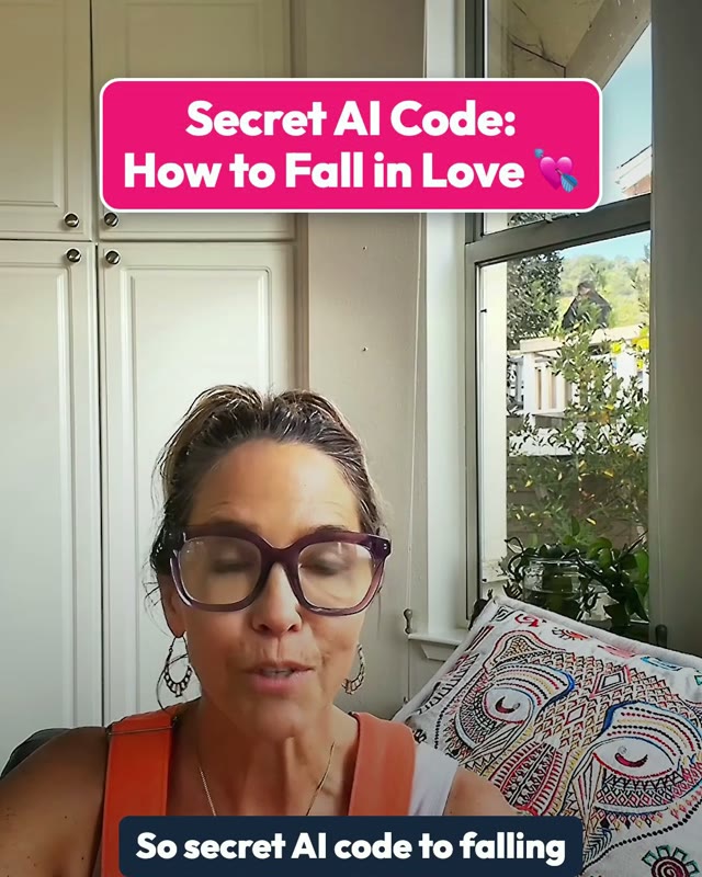 Pamela in the video: Secret AI code to falling in love